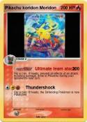 Pikachu koridon Moridon Pikachu koridon