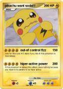 pikachu want