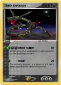 black rayquaza