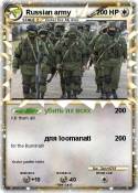 Russian army