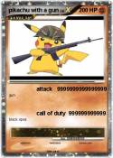 pikachu with a