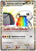 Rainbow barfing