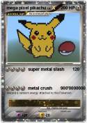 mega pixel pikachu mega pixel