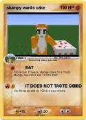 stumpy wants cake stumpy wants