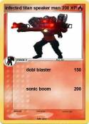 infected titan speaker man infected titan