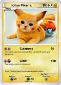 Kitten Pikachu