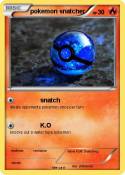 pokemon snatcher pokemon