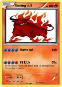 flaming bull