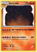 Burnt toast