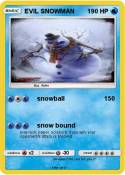 EVIL SNOWMAN