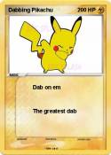 Dabbing Pikachu