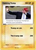 Dabbing Trump