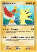 Zapdos In love