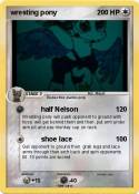 wresting pony