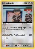 Ash and misty