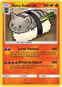 Spicy Sushi Cat
