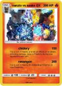 naruto vs saske GX naruto vs saske