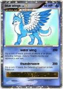 blue wings