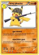 army pikachu