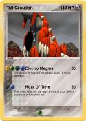 Tall Groudon