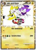 tails and blaze