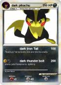 dark pikachu