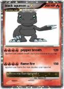 black agumon