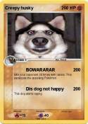 Creepy husky