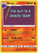 the sun