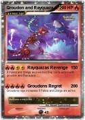 Groudon and Rayquaza Groudon and