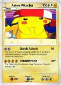 Ashes Pikachu