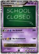 NO SCHOOL