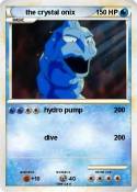 the crystal onix the crystal