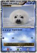 super cute seal