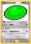 Green crystal light Green crystal