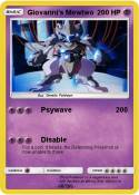 Giovanni’s Mewtwo Giovanni’s