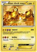 titan clock man