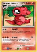 baby red dino