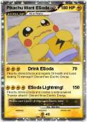 Pikachu Want