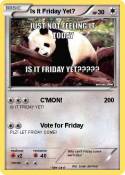 Is It Friday