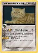 Cat Fleet Admiral In Ship Cat Fleet