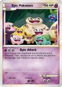 Epic Pokemon Epic Pokemon