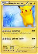 Pikachu so cute