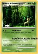 Leafeon in Forest again Leafeon in