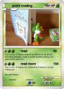 yoshi reading