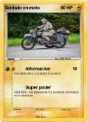Soldado en moto