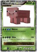 Minecraft pig