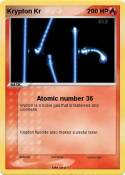 Krypton Kr Krypton Kr