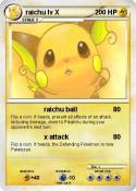 raichu lv X