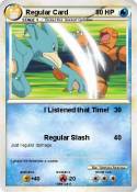 Regular Card Regular Card